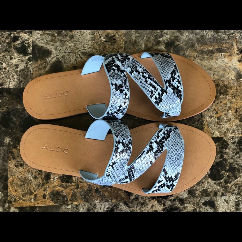 women ALDO Falemma Flat Sandals - Picture 4 of 9